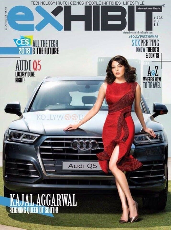 Kajal Agarwal Exhibit Magazine Photoshoot Pictures