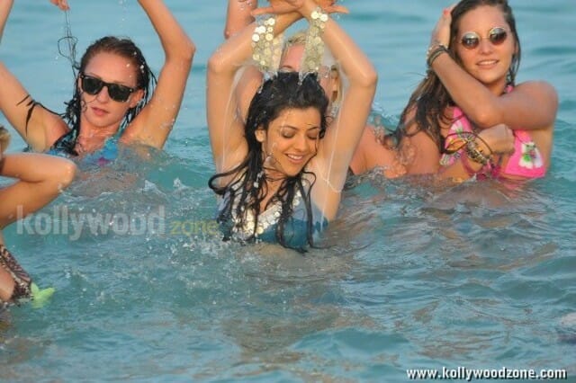 Kajal Agarwal Hot Stills In Businessman Movie