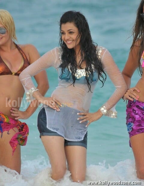 Kajal Agarwal Hot Stills In Businessman Movie