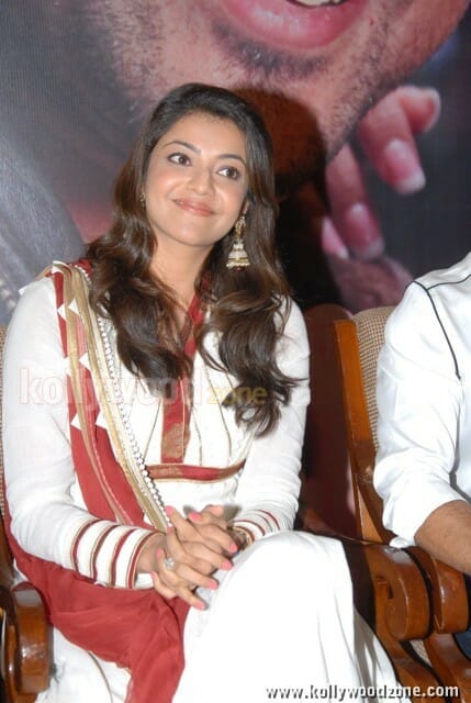 Kajal Agarwal White Salwar Photos