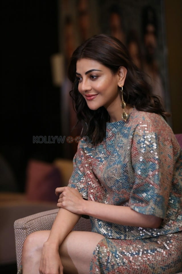 Kajal Aggarwal at Anu and Arjun Movie Interview Pictures