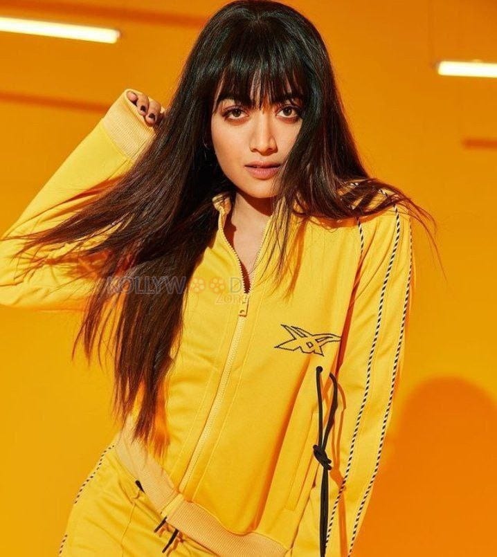 Kannada Actress Rashmika Mandanna Athleisure Photoshoot Pictures 06