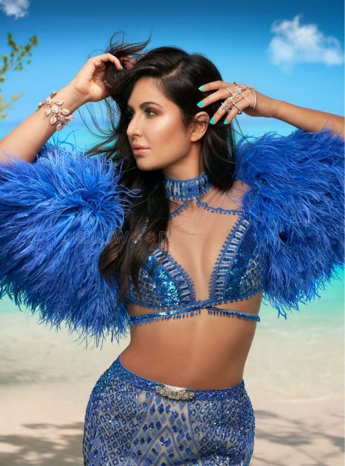 Katrina Kaif in Blue Bikini 01