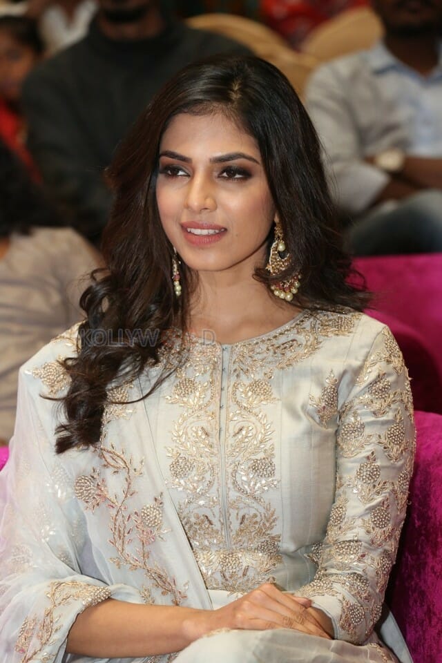 Malavika Mohanan At Petta Telugu Audio Launch Pictures