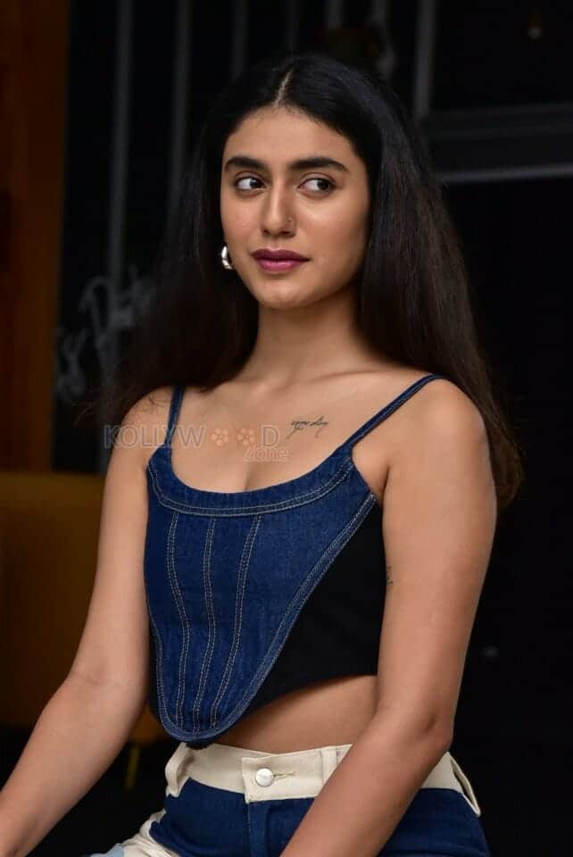 Malayalam Heroine Priya Prakash Varrier at BRO Interview Photos 18