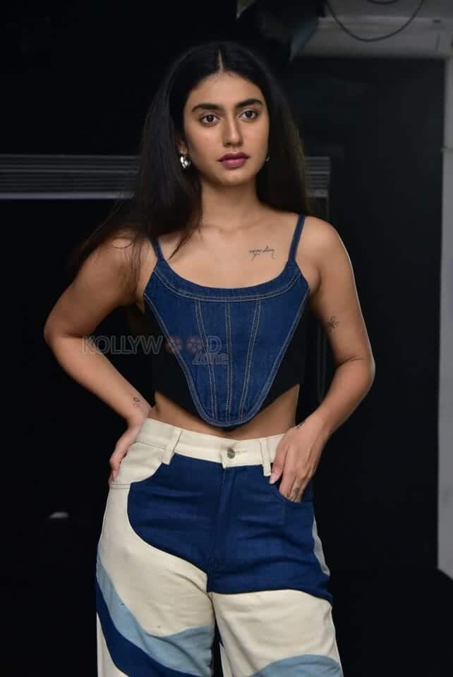 Malayalam Heroine Priya Prakash Varrier at BRO Interview Photos 24