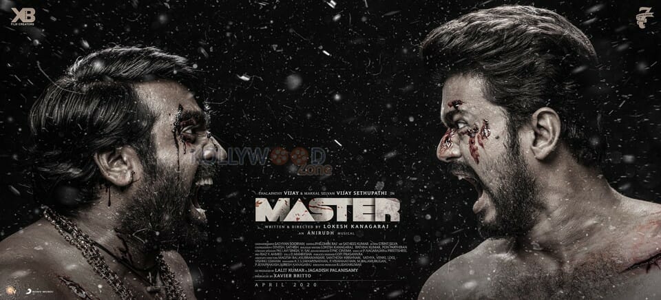 Master Third Look Vijay Sethupathi Vijay Poster