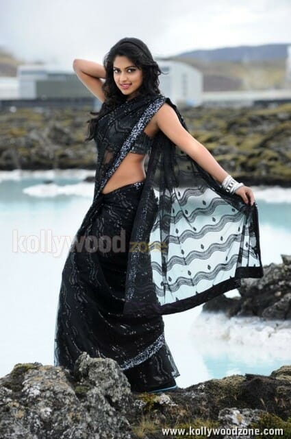 Nayak Heroine Amala Paul Hot Saree Photos