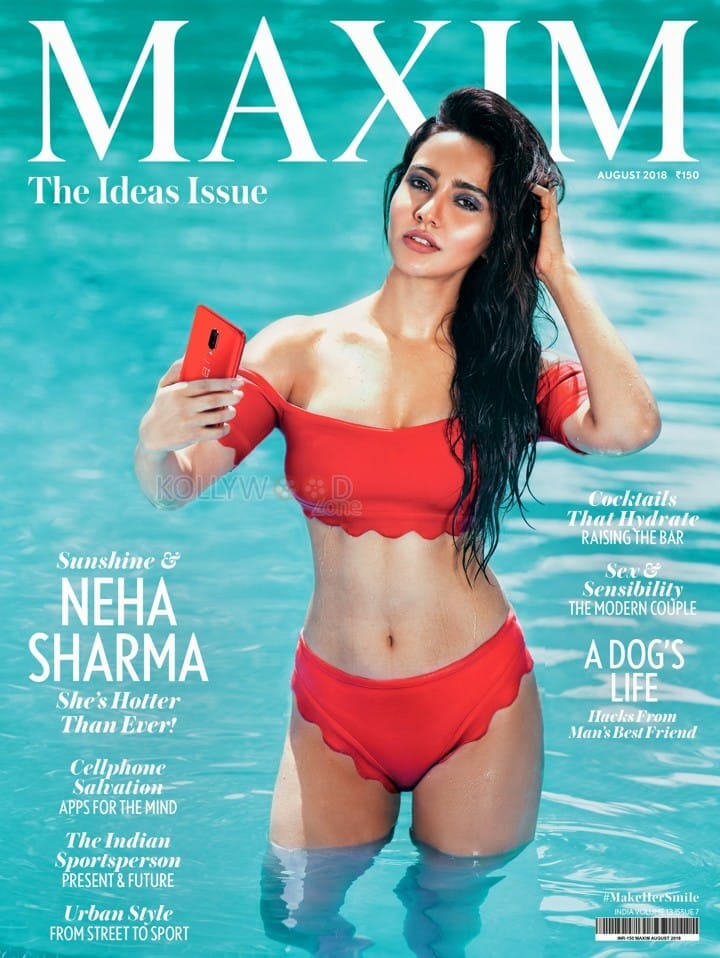 Neha Sharma Maxim Magazine Cover Photo