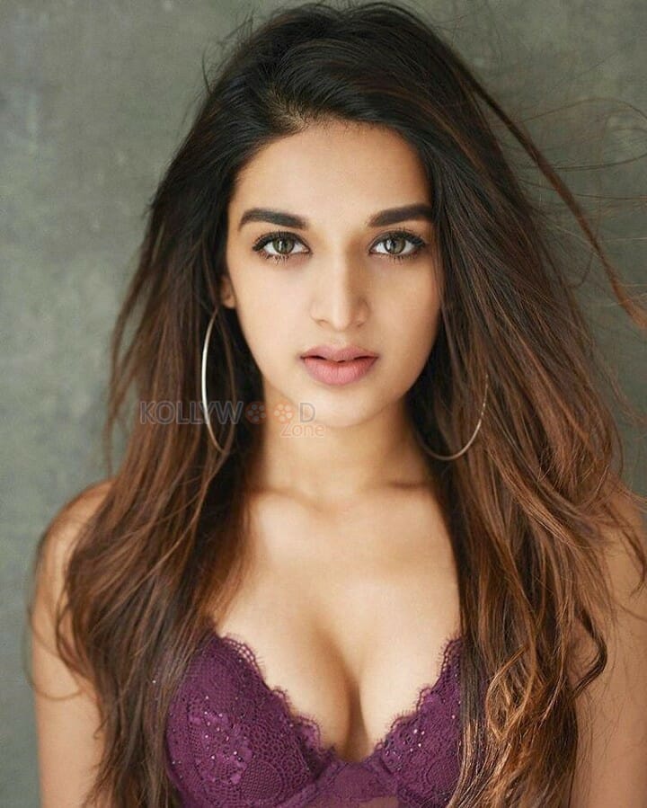 Nidhhi Agerwal Hot Cleavage Pictures