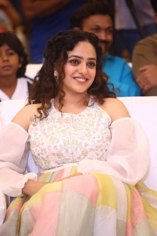 Nithya Menen at Skylab Pre Release Event Photos 04