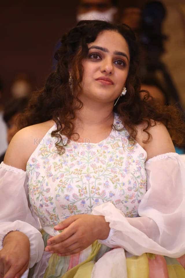 Nithya Menen at Skylab Pre Release Event Photos 08