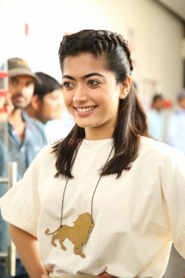 Rashmika Mandanna At Devadas Press Meet Photos