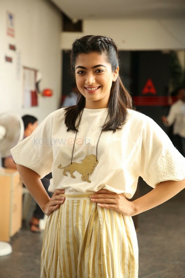 Rashmika Mandanna At Devadas Press Meet Photos