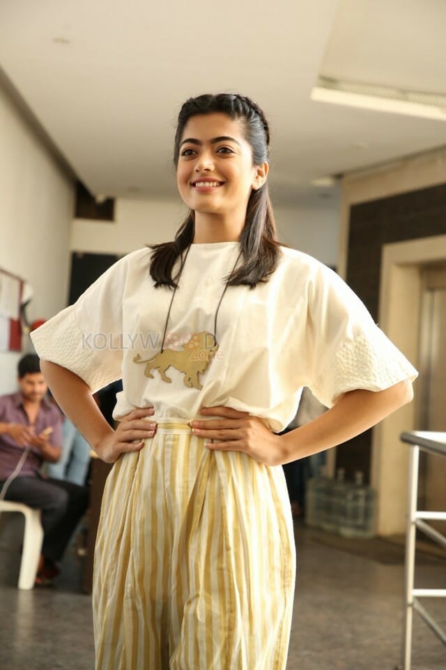 Rashmika Mandanna At Devadas Press Meet Photos