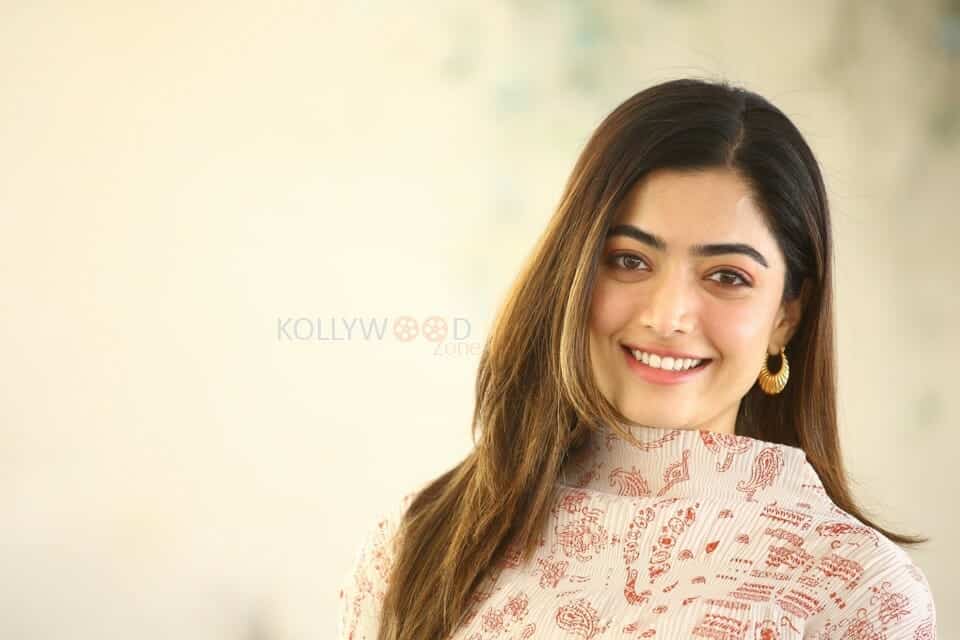 Rashmika Mandanna at Aadavallu Meeku Johaarlu Movie Interview Pictures 12