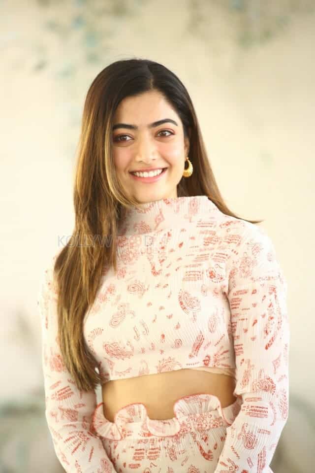 Rashmika Mandanna at Aadavallu Meeku Johaarlu Movie Interview Pictures 13