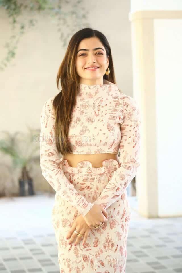 Rashmika Mandanna at Aadavallu Meeku Johaarlu Movie Interview Pictures 16