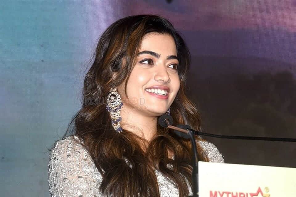 Rashmika Mandanna at Pushpa Thanks Meet actressgalleryfcs