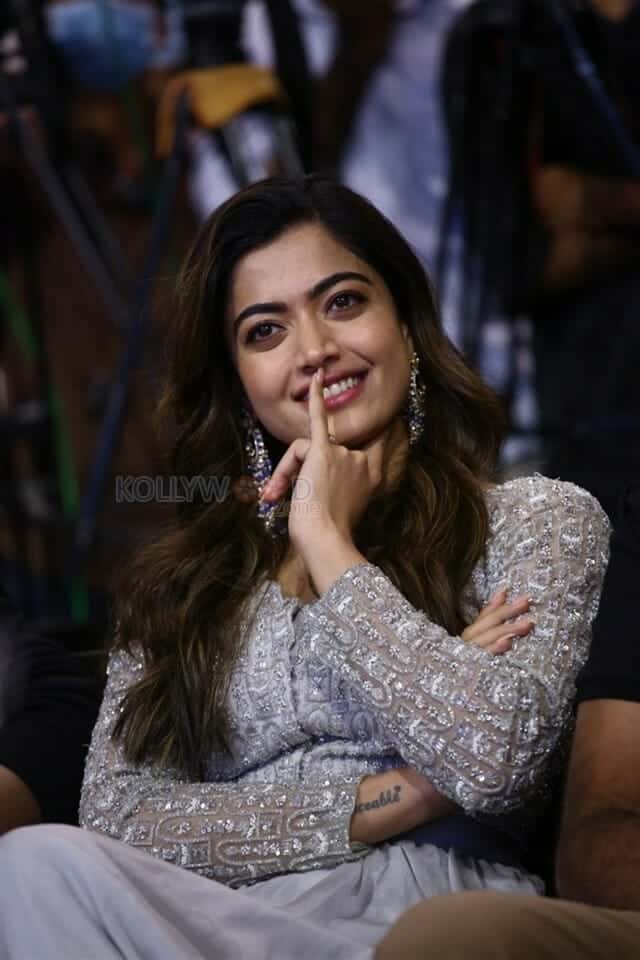 Rashmika Mandanna at Pushpa Thanks Meet actressgalleryfcs