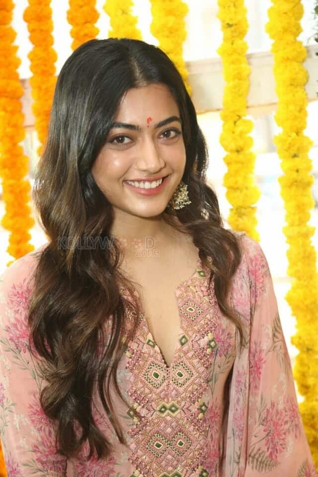 Rashmika Mandanna at Rainbow Movie Launch Photos 13