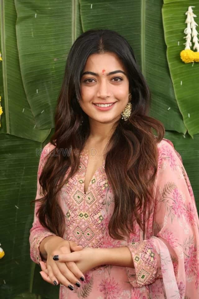 Rashmika Mandanna at Rainbow Movie Launch Photos 16