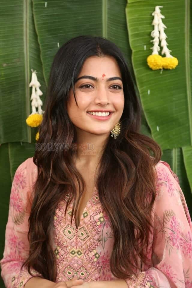 Rashmika Mandanna at Rainbow Movie Launch Photos 17