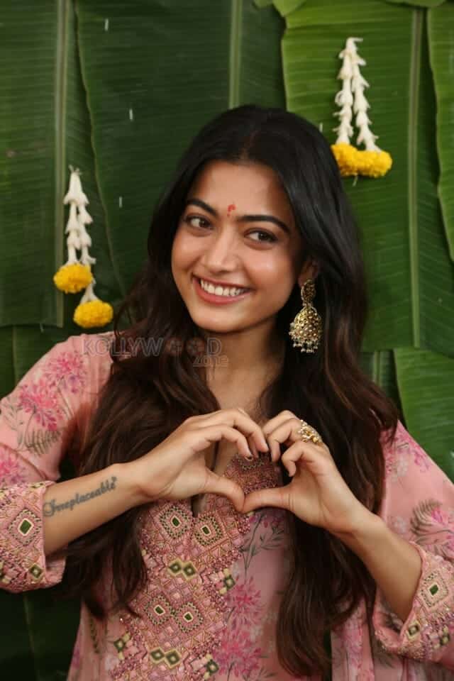 Rashmika Mandanna at Rainbow Movie Launch Photos 19