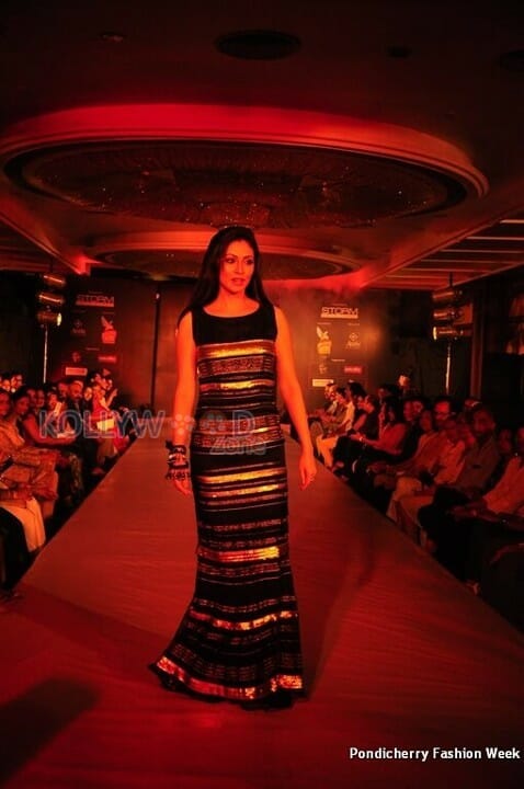 Sadha At Pondicherry Fashion Week Photos