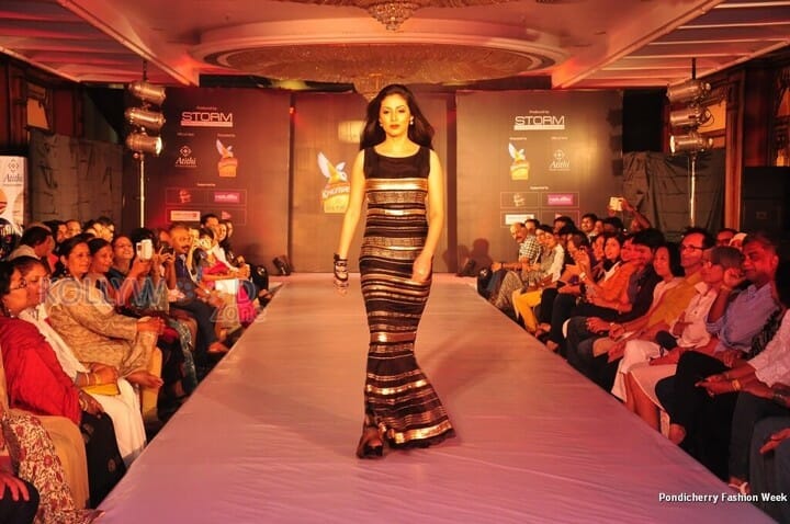 Sadha At Pondicherry Fashion Week Photos