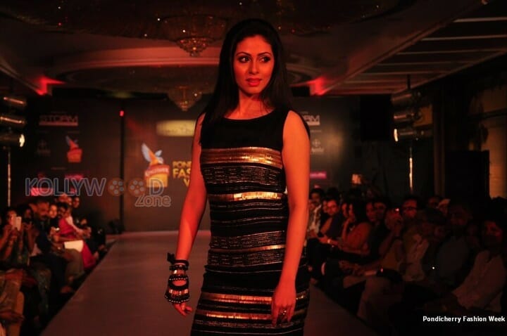 Sadha At Pondicherry Fashion Week Photos