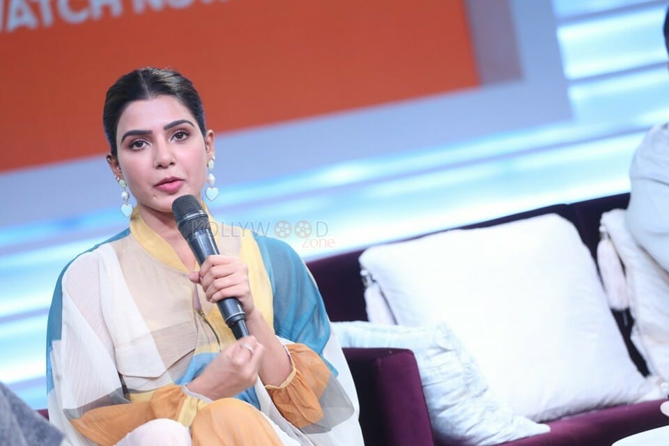 Samantha Akkineni At The Launch Of Her New Talk Show Sam Jam Photos