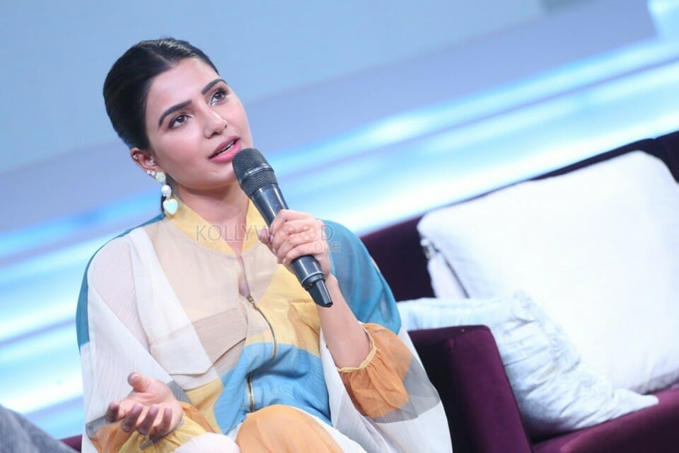 Samantha Akkineni At The Launch Of Her New Talk Show Sam Jam Photos