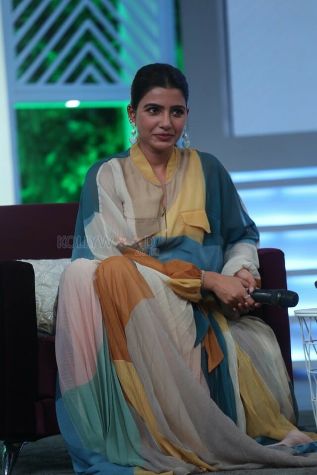 Samantha Akkineni At The Launch Of Her New Talk Show Sam Jam Photos