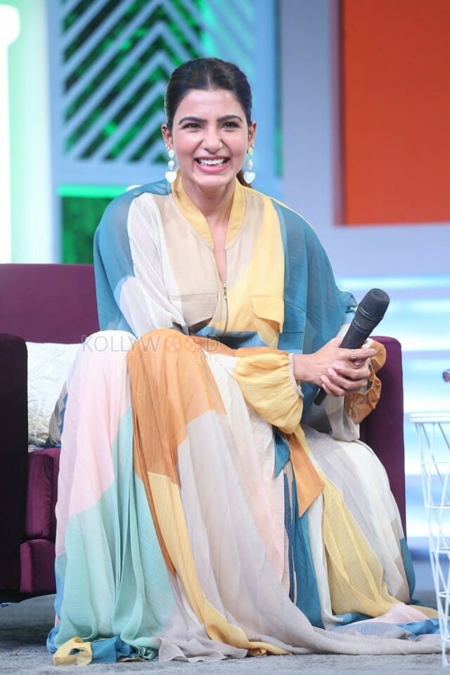 Samantha Akkineni At The Launch Of Her New Talk Show Sam Jam Photos