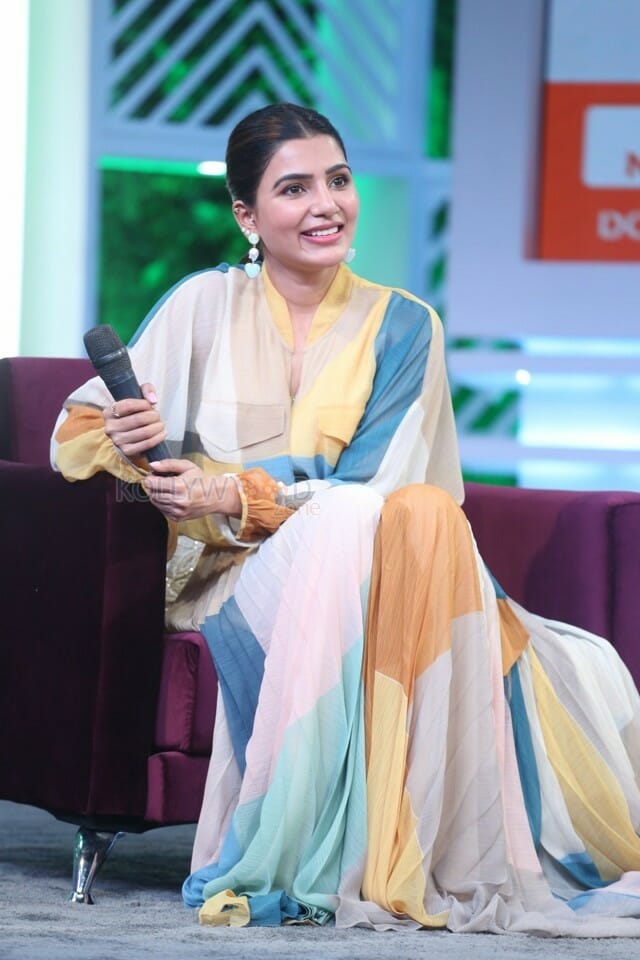 Samantha Akkineni At The Launch Of Her New Talk Show Sam Jam Photos