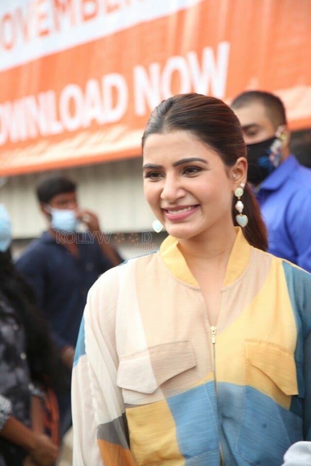 Samantha Akkineni At The Launch Of Her New Talk Show Sam Jam Photos