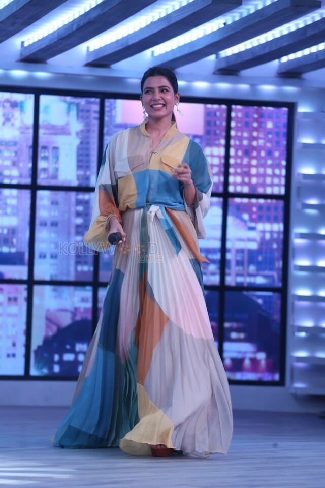 Samantha Akkineni At The Launch Of Her New Talk Show Sam Jam Photos