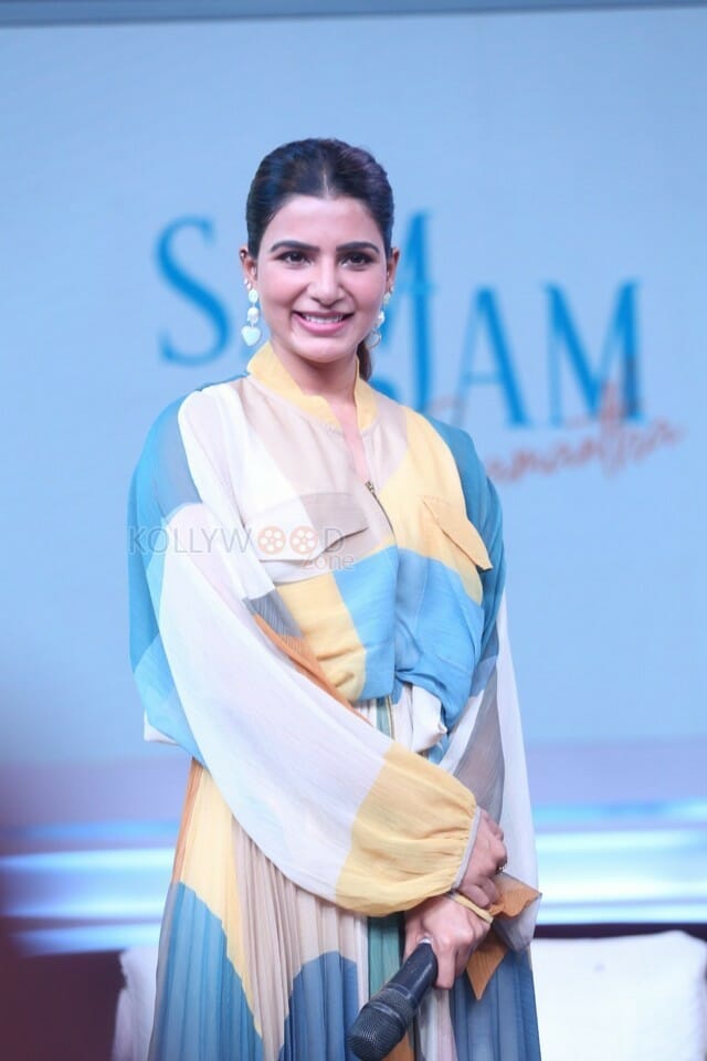 Samantha Akkineni At The Launch Of Her New Talk Show Sam Jam Photos