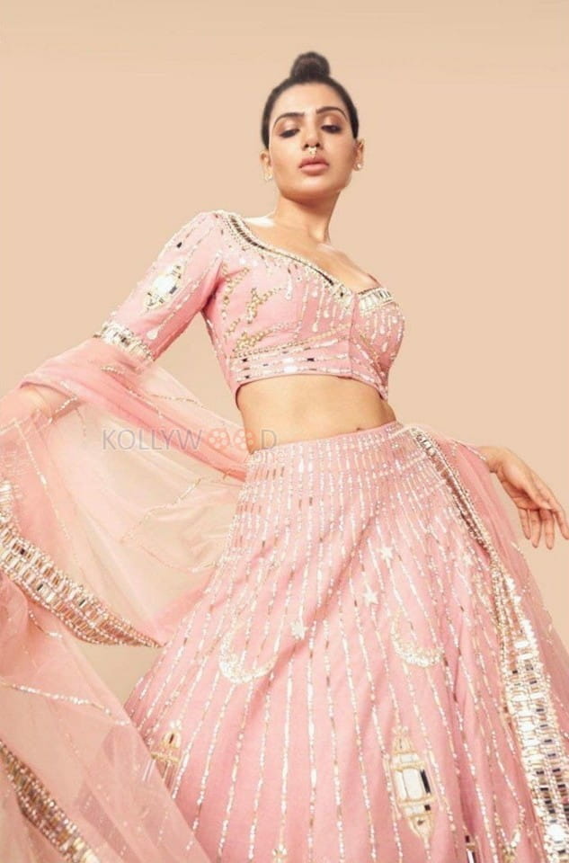 Samantha Pink Lehenga Pictures 02