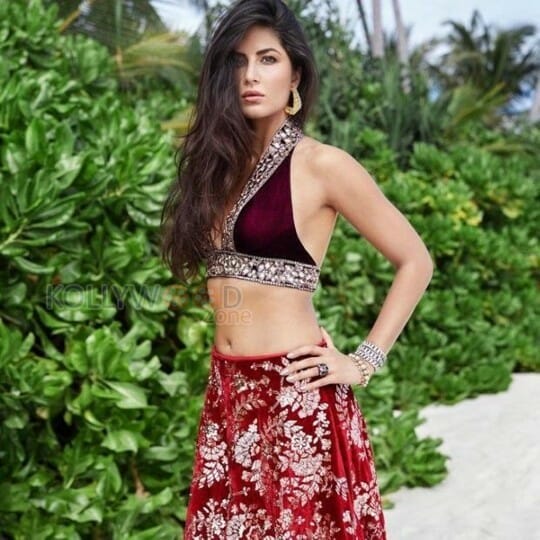 Sexy Bollywood Actress Katrina Kaif On Harper Bazaars Bride Magazine Photos