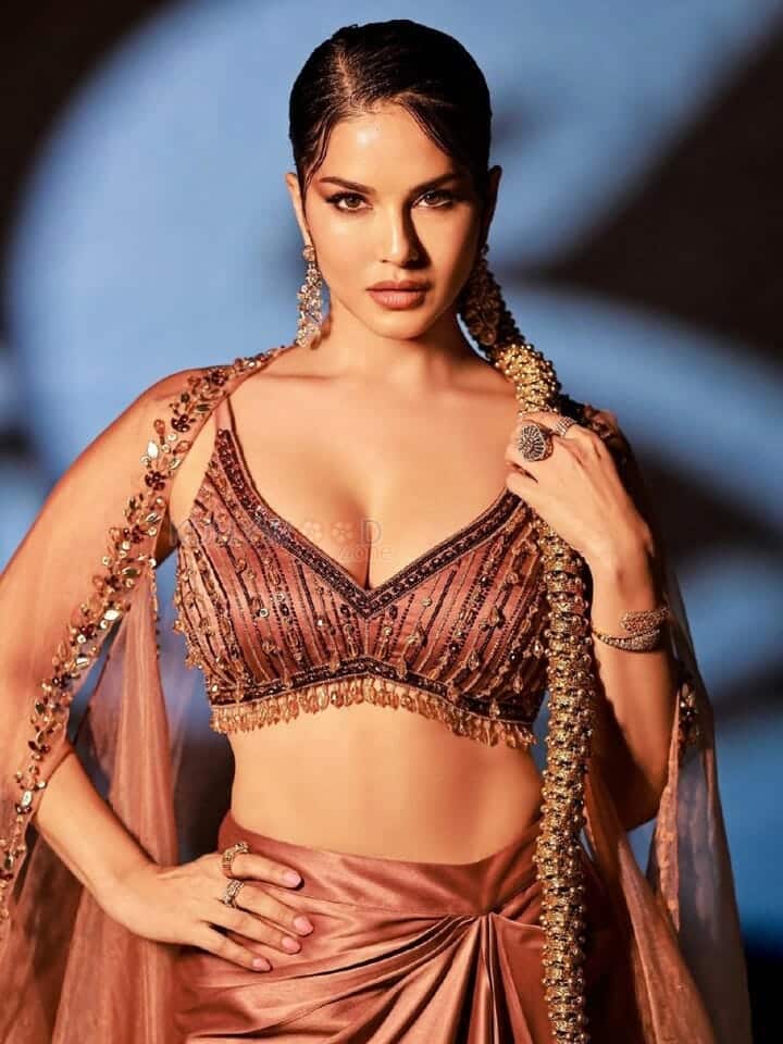 Sexy Sunny Leone in a Gorgeous Ethnic Wear Photos 02