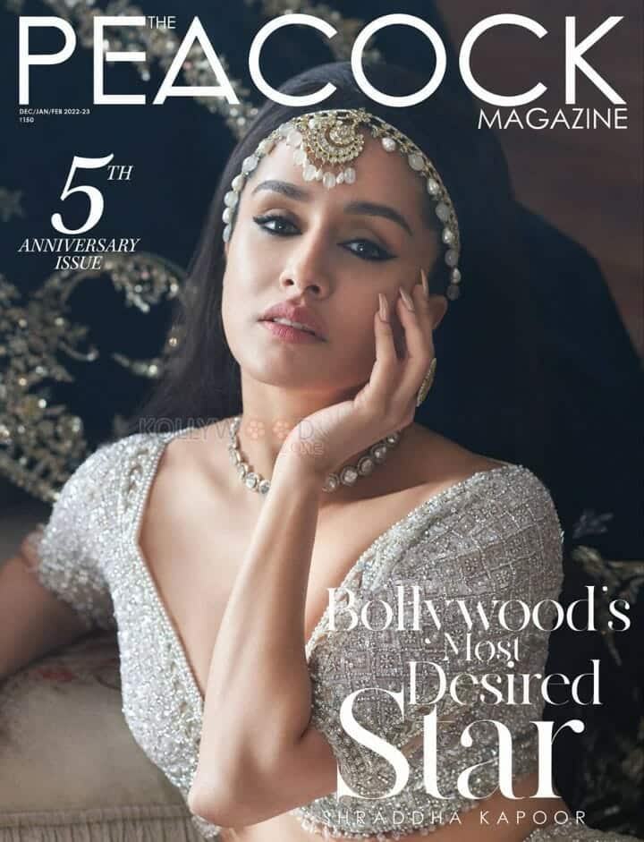 Shraddha Kapoor in Peacock Magazine Cover Photo 01