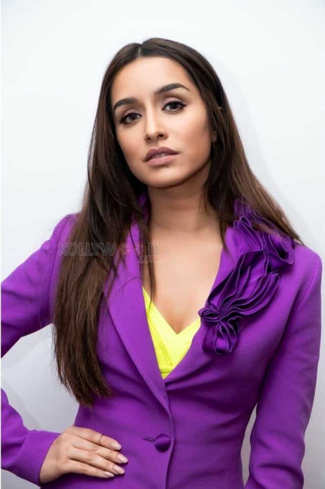 Shraddha Kapoor in Purple Formal Dress 01