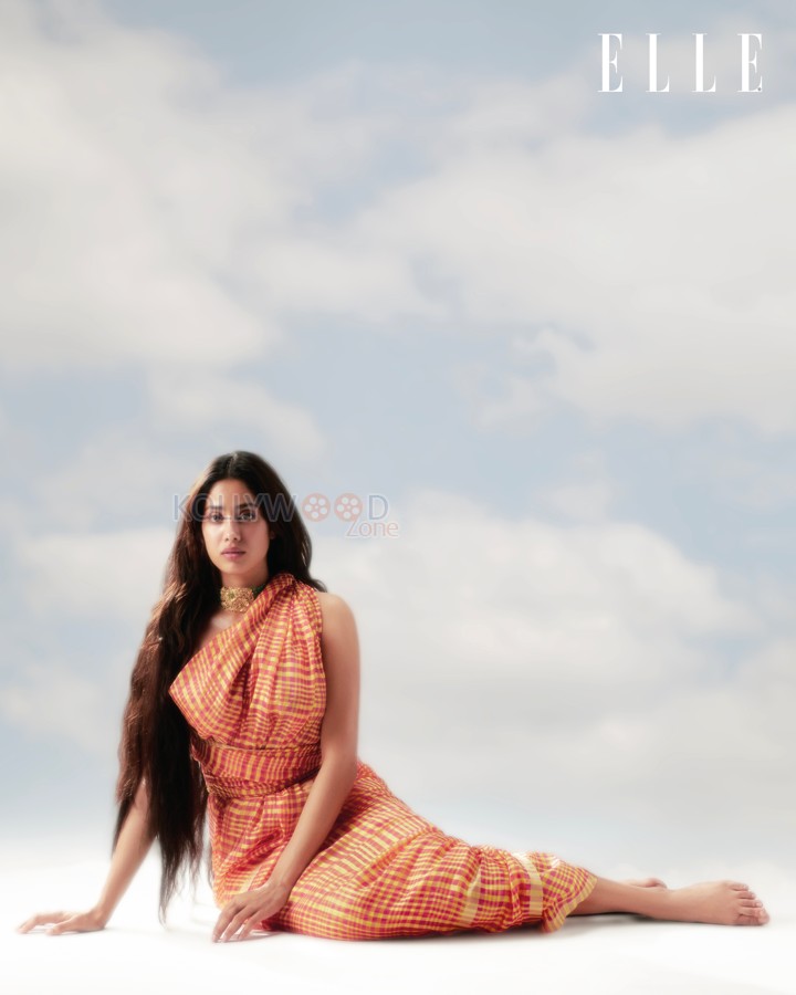 Stunning Beauty Janhvi Kapoor ELLE Magazine Photoshoot Pictures 02