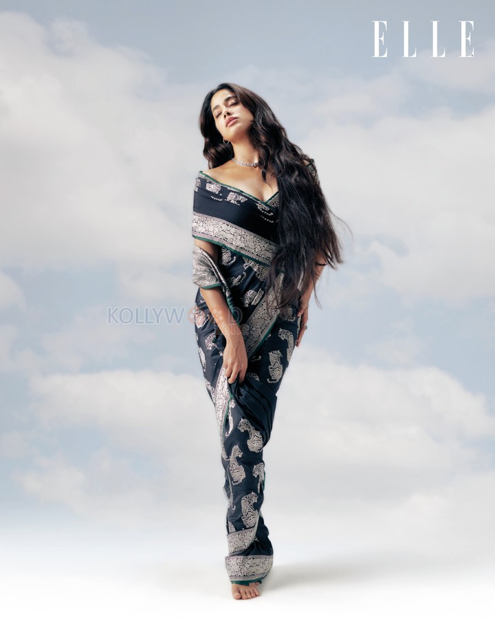 Stunning Beauty Janhvi Kapoor ELLE Magazine Photoshoot Pictures 04