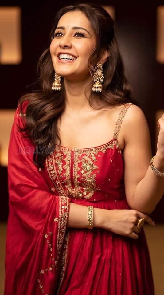 Stunning Raashi Khanna in Ethnic Dress Photoshoot Pictures 04