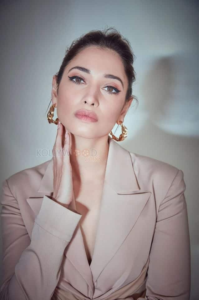 Tamanna Bhatia in a Beige Formal Photo 01