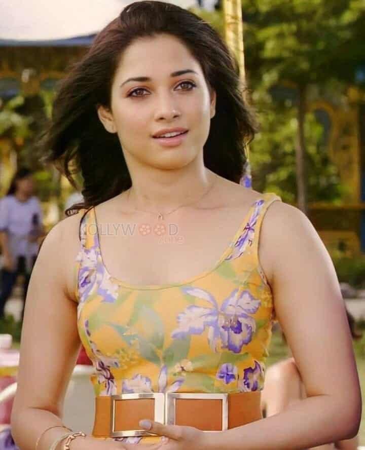 Tamanna Bhatia in a Floral Top 01