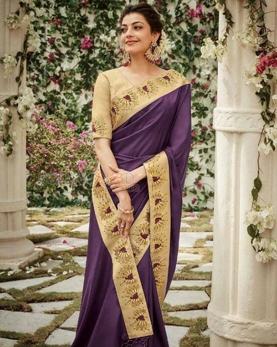 Tamil Actress Kajal Agarwal Saree Photoshoot Photos